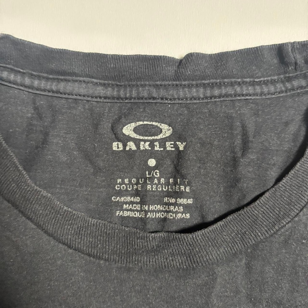 Black Oakley Logo Graphic T-Shirt - Large - Picture 4 of 6